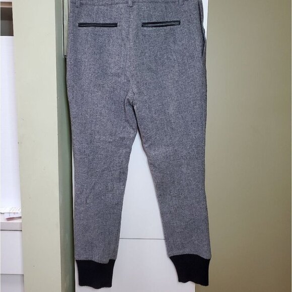 ❤️ 3 For $35 Boy by Band of Outsiders tweed leather trousers tapered pants 0 - Picture 6 of 10